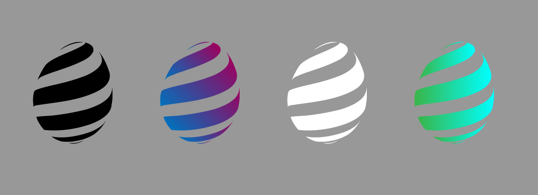 Magic Egg identity in different colours