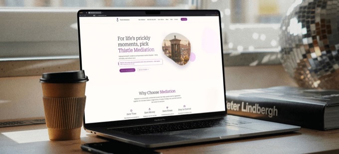 Thistle Mediation professional website design