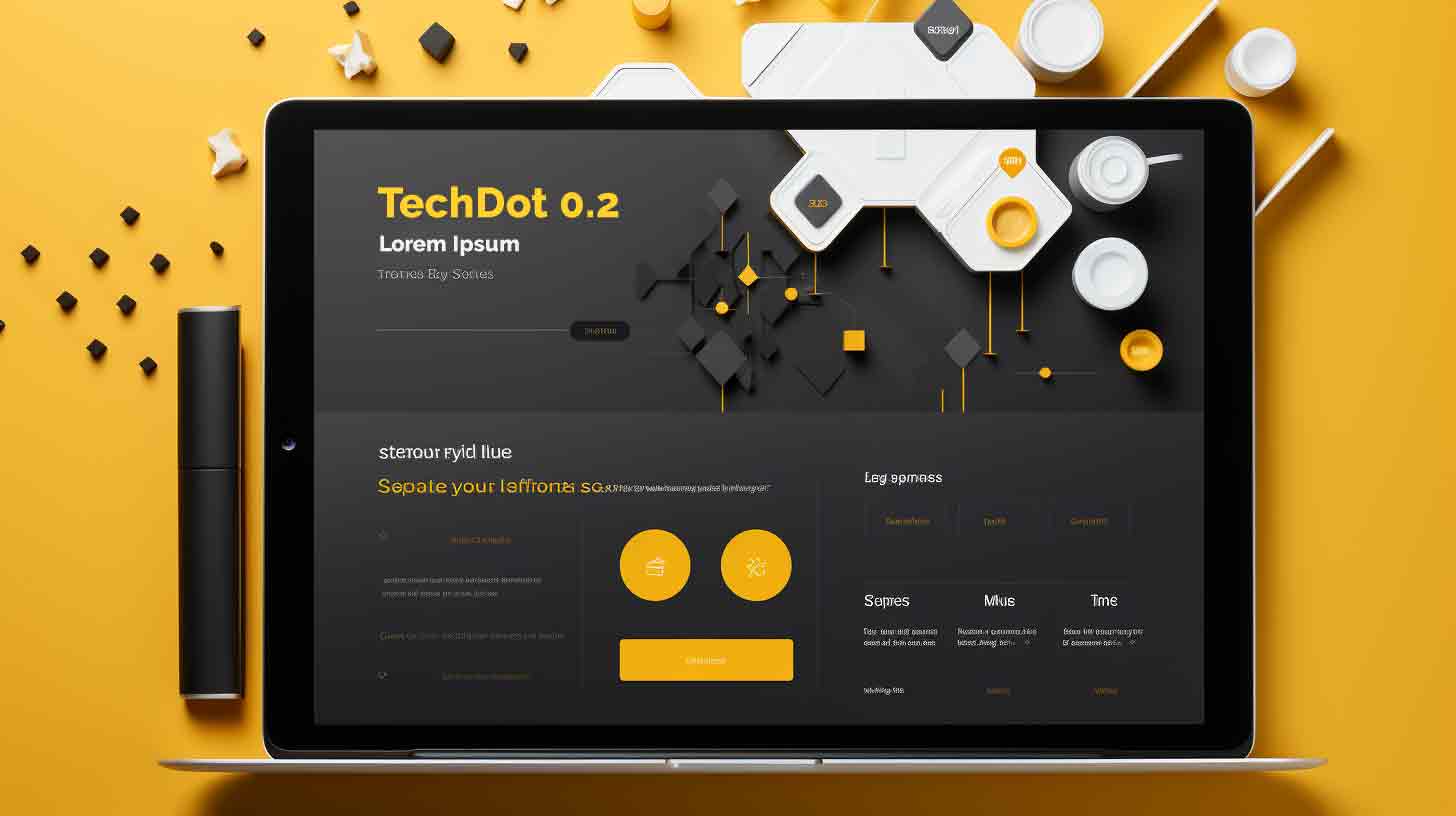 Web design for homepage